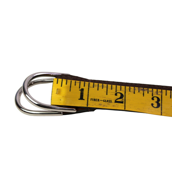 J. CREW BROWN REAL LEATHER SUEDE 1 1/8"Wd DRESS CASUAL WOMEN'S BELT Sz L/XL (85T - Picture 11 of 14